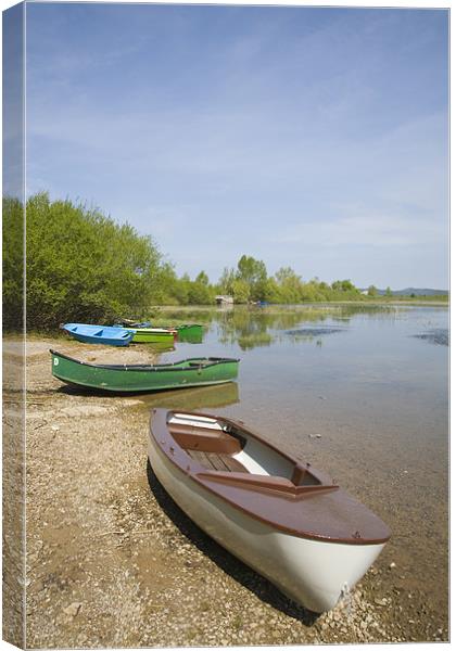 Cerknica Lake, seasonal lake in Slovenia Canvas Print by Ian Middleton