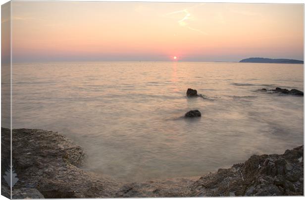 The beautiful Istrian coastline Canvas Print by Ian Middleton