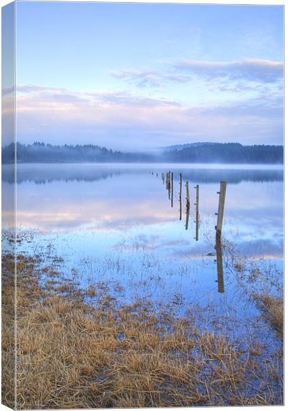 Palsko Lake, Pivka lakes, Slovenia Canvas Print by Ian Middleton