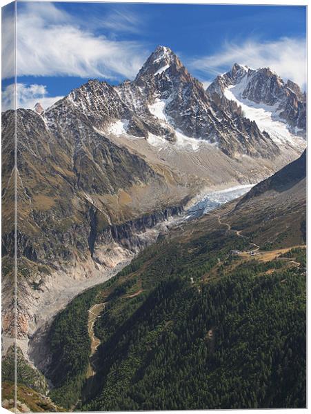Beautiful day in Alps Canvas Print by Sergey Golotvin