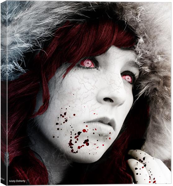 cold as death Canvas Print by kristy doherty