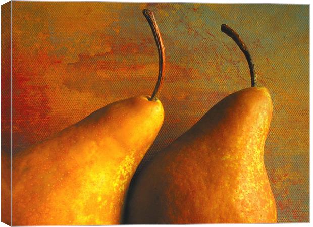 Pears Canvas Print by Jean-François Dupuis