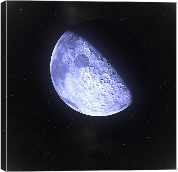 Moon Canvas Print by Jean-François Dupuis