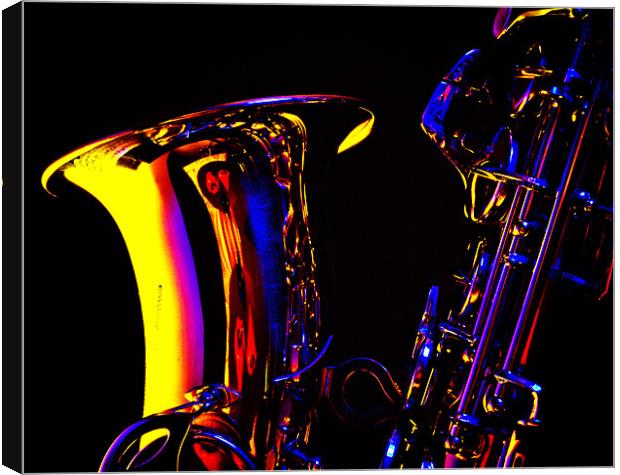 saxophone Canvas Print by Jean-François Dupuis