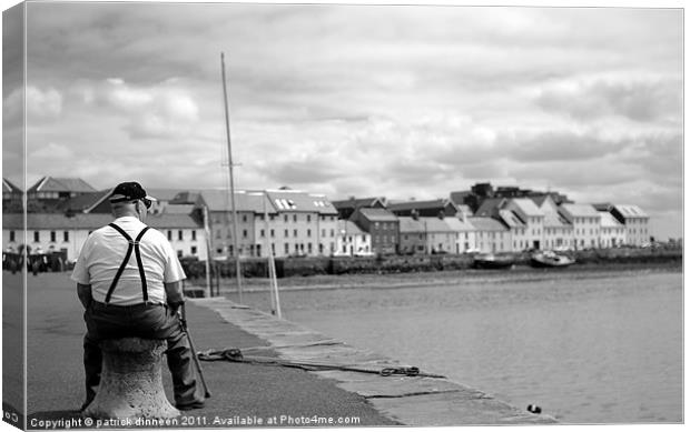 The Long Walk, Galway Canvas Print by patrick dinneen