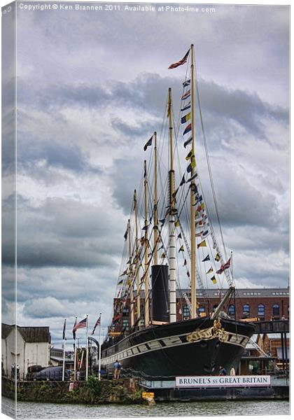 SS Great Britain Canvas Print by Oxon Images
