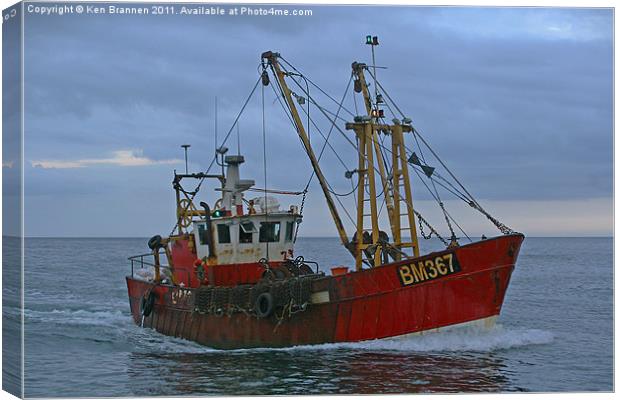 Fishing Trawler Canvas Print by Oxon Images