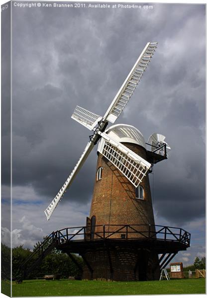 Wilton Windmill Canvas Print by Oxon Images