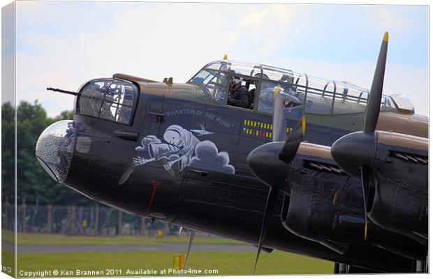 Lancaster Phantom of The Ruhr Canvas Print by Oxon Images