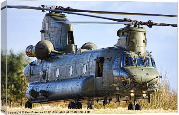 RAF Chinook Canvas Print by Oxon Images