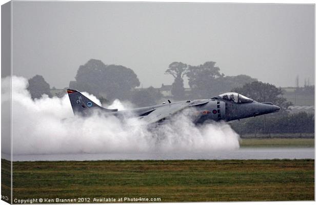 Stormy Harrier GR9 Canvas Print by Oxon Images