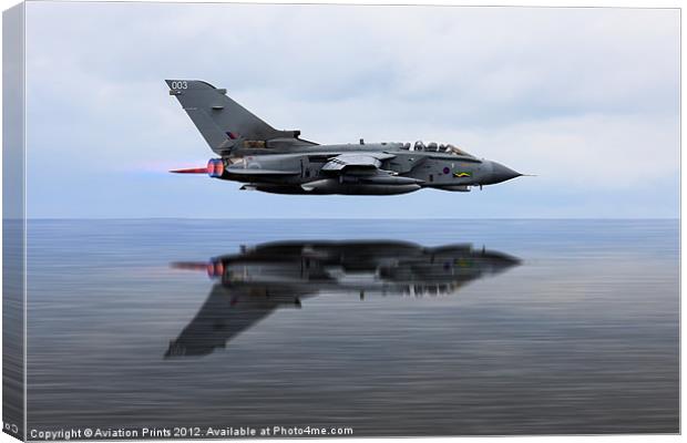 Marham Tornado GR4 Reflections Canvas Print by Oxon Images