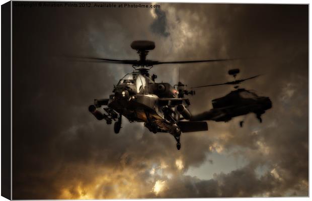 Apache storm Canvas Print by Oxon Images