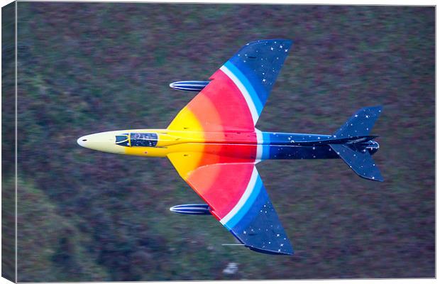 Miss DeMeanour Hawker Hunter Jet Canvas Print by Oxon Images