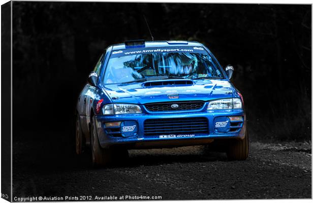 Impreza STImulation Canvas Print by Oxon Images