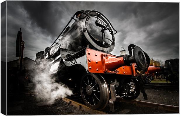 Steam Locomotive Canvas Print by Oxon Images