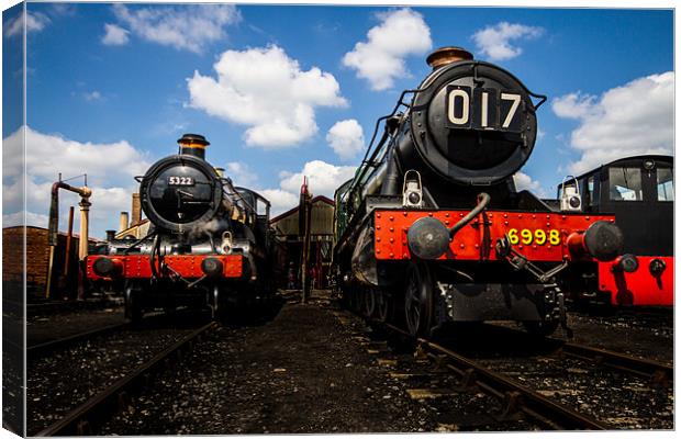 Steam trains  Canvas Print by Oxon Images