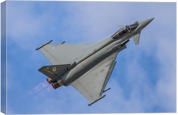 Typhoon FGR4 at Duxford Canvas Print by Oxon Images