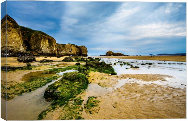 Perranporth Beach Canvas Print by Oxon Images