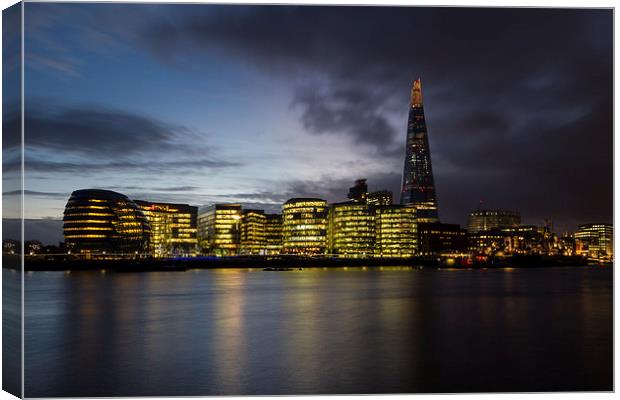 The Shard Canvas Print by Oxon Images