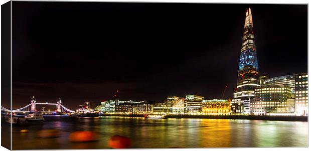 The Shard and Tower Bridge Canvas Print by Oxon Images
