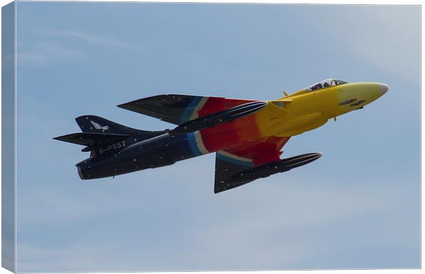  Miss Demeanour flying at Yeovilton Canvas Print by Oxon Images