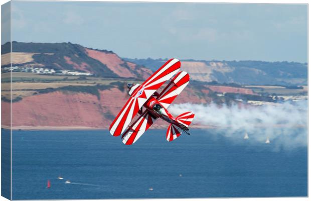 Dawlish Air Show Pitts Special Canvas Print by Oxon Images