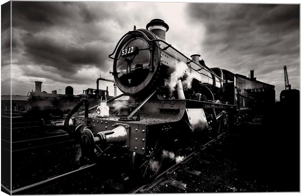 Steam Train Engine Canvas Print by Oxon Images