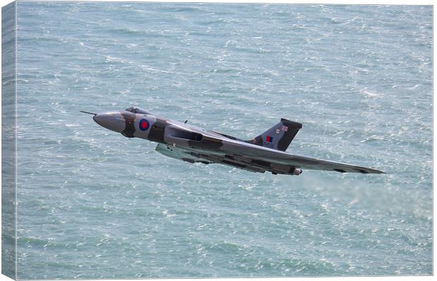  Vulcan at Eastbourne Canvas Print by Oxon Images