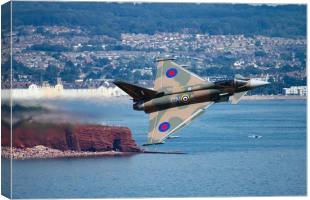 Typhoon Gina at Dawlish air show Canvas Print by Oxon Images