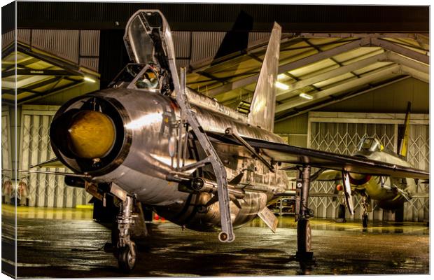 English Electric Lightning QRA shed Canvas Print by Oxon Images