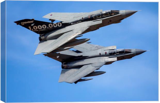 Tornado GR4 Role Demo Pair Canvas Print by Oxon Images