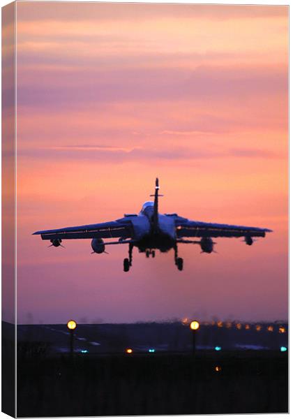 Marham Tornado at sunset Canvas Print by Oxon Images
