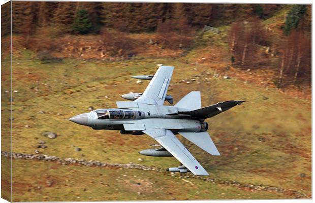 Tornado GR4 056 low level in wales Canvas Print by Oxon Images