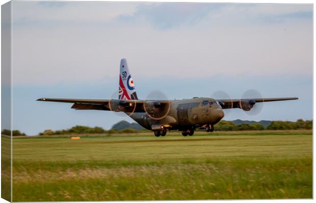 50th Anniversary RAF C130 Hercules Canvas Print by Oxon Images