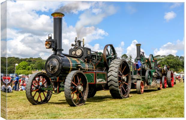 Traction Engine Heavy Haulage Canvas Print by Oxon Images