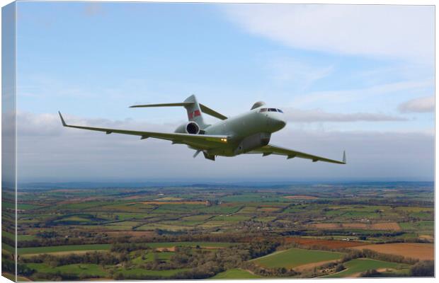 5 Squadron Sentinel R1 Airborne Canvas Print by Oxon Images