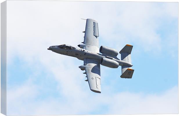 Spangdahlem A10 Warthog Canvas Print by Oxon Images