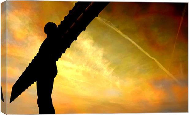 The Angel at Dawn Canvas Print by Toon Photography