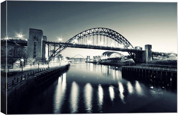  Before the Sunrise, The Tyne Canvas Print by Toon Photography