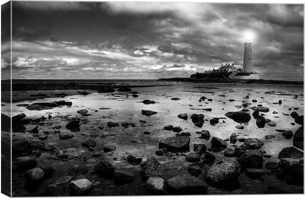 St. Mary's Lighthouse Canvas Print by Toon Photography
