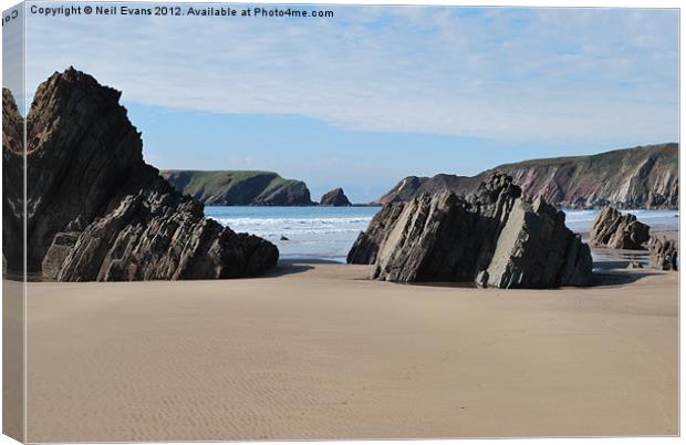 Marloes Sands Canvas Print by Neil Evans