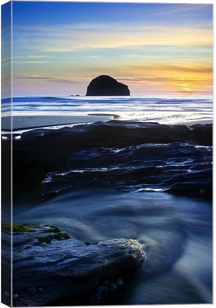 Evening Flow Canvas Print by David Wilkins