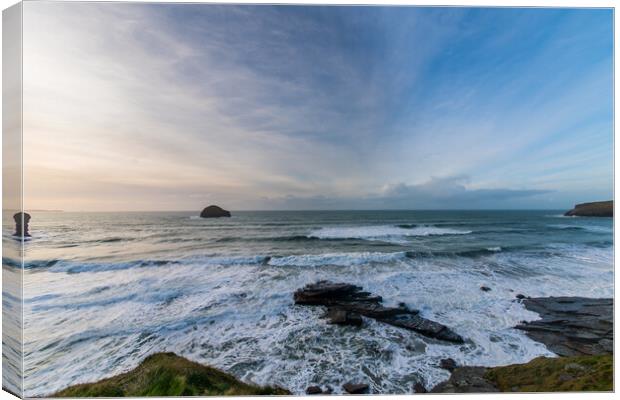 Atlantic Storm Canvas Print by David Wilkins