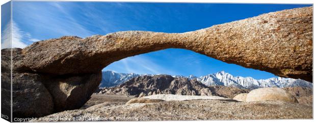 Lathe Arch Panorama Canvas Print by David Hare
