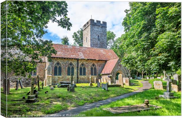 St. Martins Church Canvas Print by David Hare