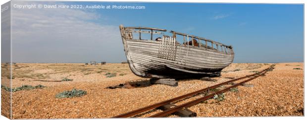 Derelict Fishing Boat Canvas Print by David Hare