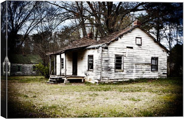 A sad shack Canvas Print by David Hare