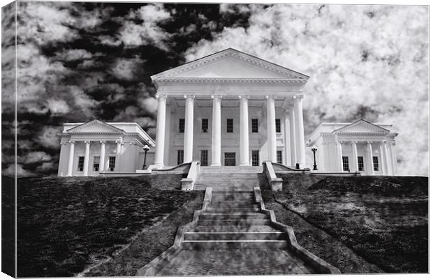 Virginia State Capitol Canvas Print by David Hare