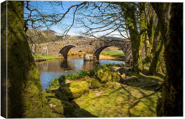 Two Bridges Dartmoor Canvas Print by David Hare